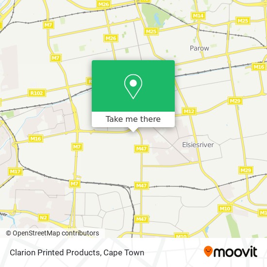 Clarion Printed Products map