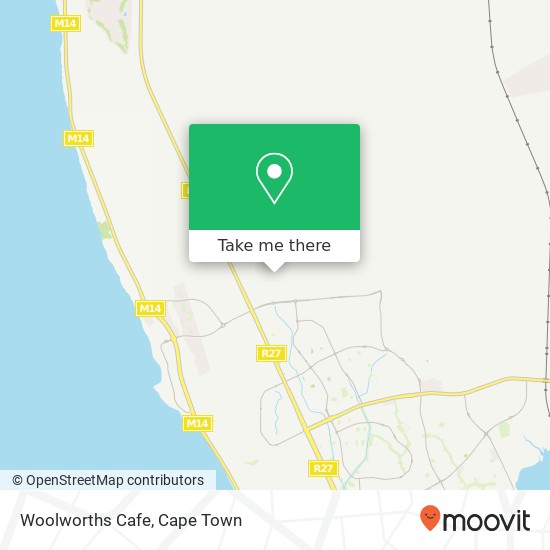 Woolworths Cafe map