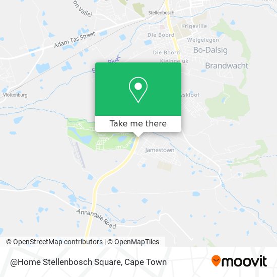 @Home Stellenbosch Square map