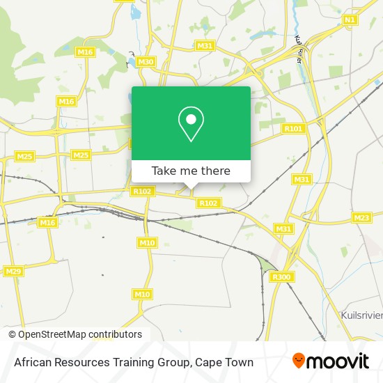 African Resources Training Group map