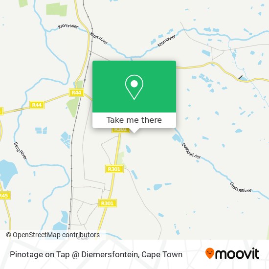 Pinotage on Tap @ Diemersfontein map