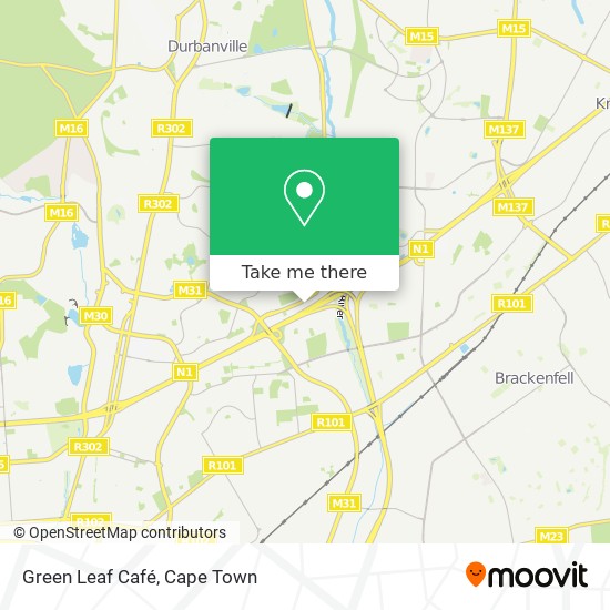Green Leaf Café map