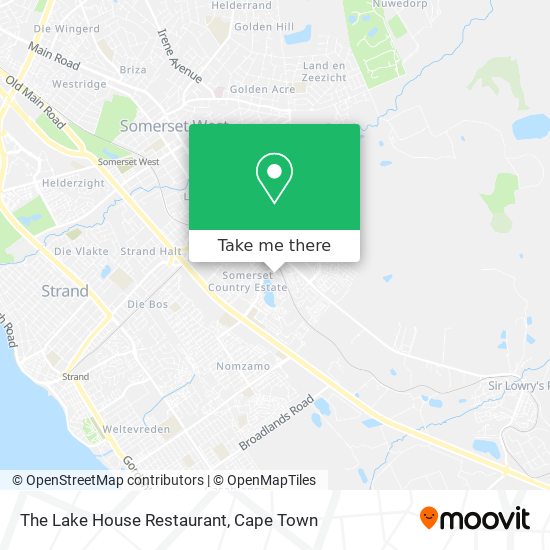 The Lake House Restaurant map