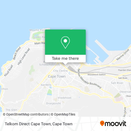 Telkom Direct Cape Town map