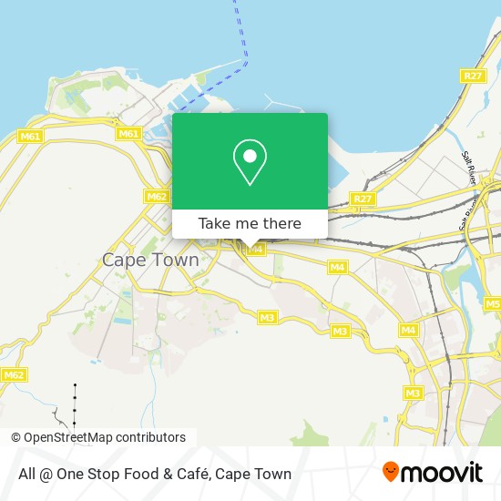 All @ One Stop Food & Café map