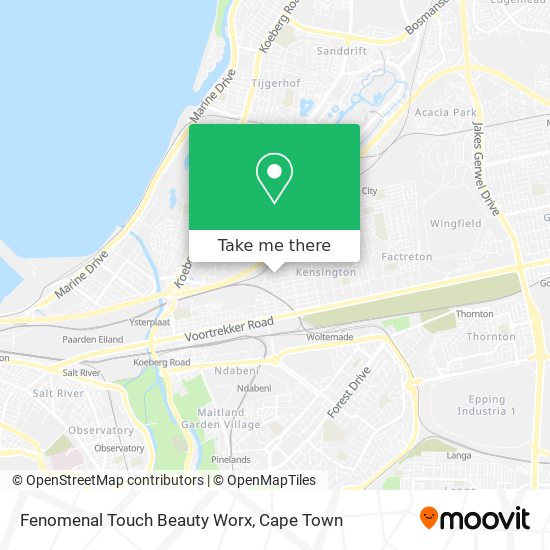 Fenomenal Touch Beauty Worx map