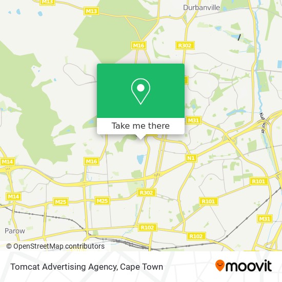 Tomcat Advertising Agency map