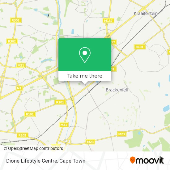 Dione Lifestyle Centre map