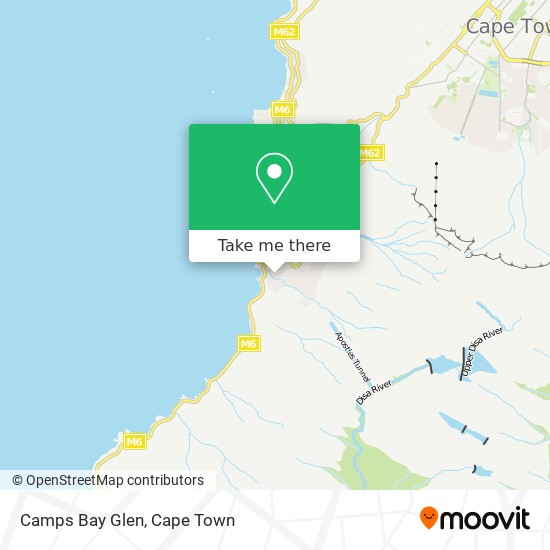 Camps Bay Glen map