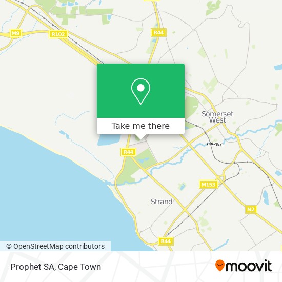 Prophet SA map