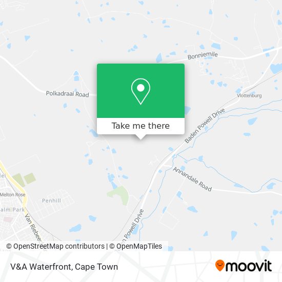 V&A Waterfront map