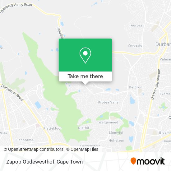 Zapop Oudewesthof map