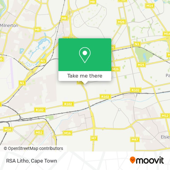 RSA Litho map