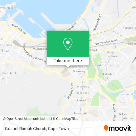 Gospel Ramah Church map