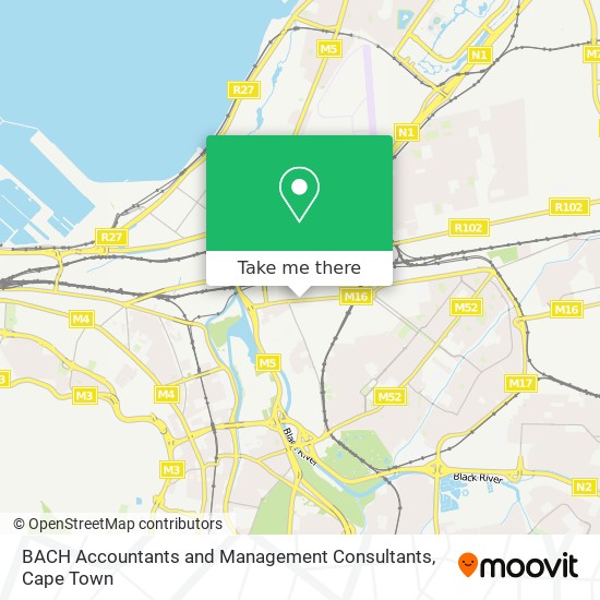 BACH Accountants and Management Consultants map