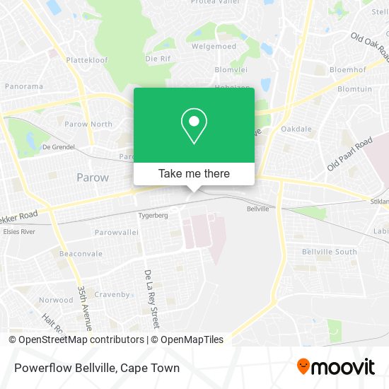 Powerflow Bellville map