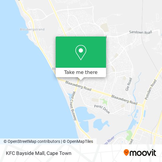 KFC Bayside Mall map