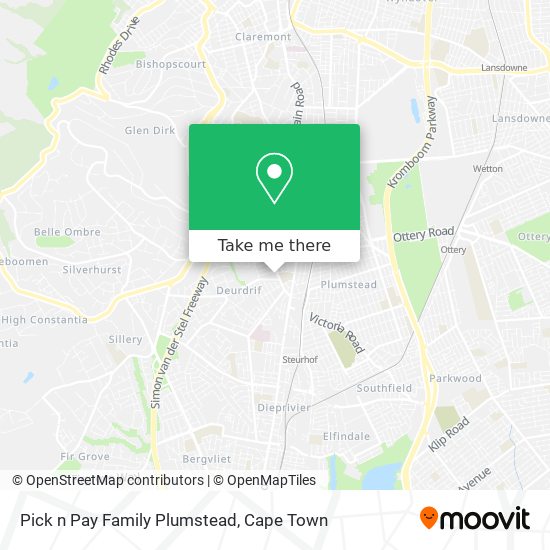 Pick n Pay Family Plumstead map