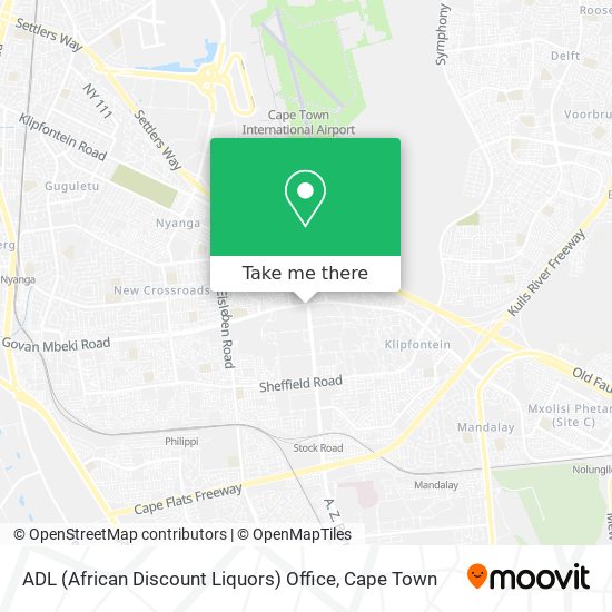 ADL (African Discount Liquors) Office map