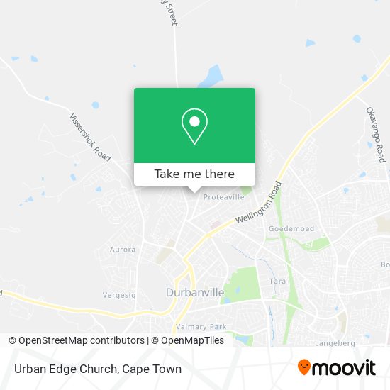 Urban Edge Church map