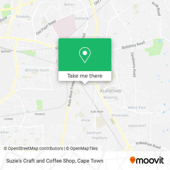 Suzie's Craft and Coffee Shop map