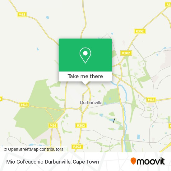 Mio Col'cacchio Durbanville map