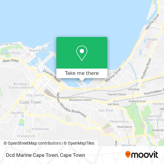 Dcd Marine Cape Town map
