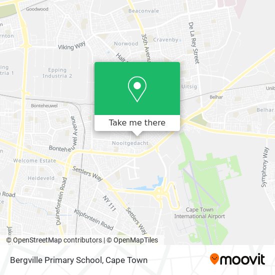 Bergville Primary School map
