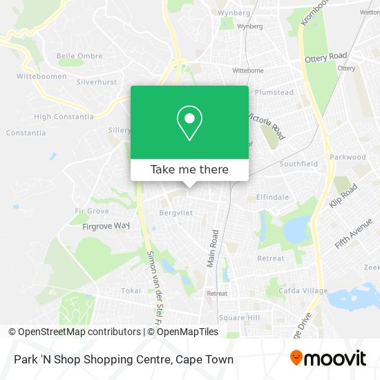 Park 'N Shop Shopping Centre map