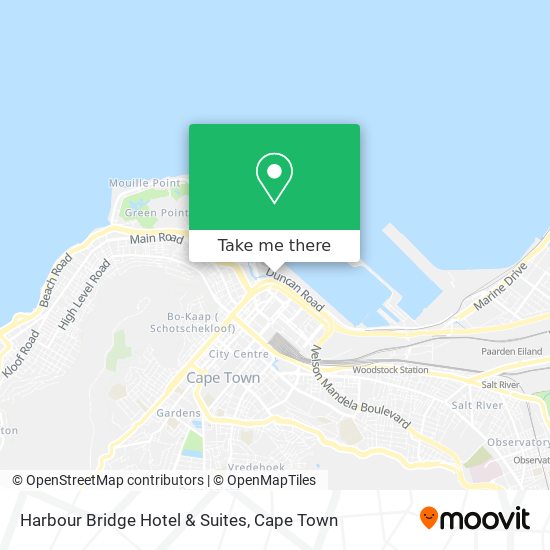 Harbour Bridge Hotel & Suites map