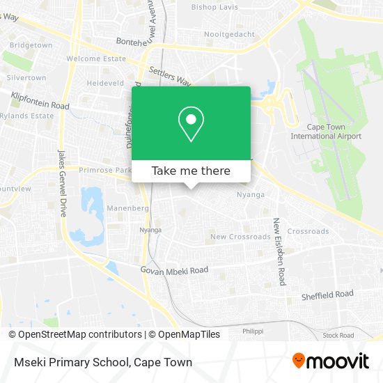 Mseki Primary School map