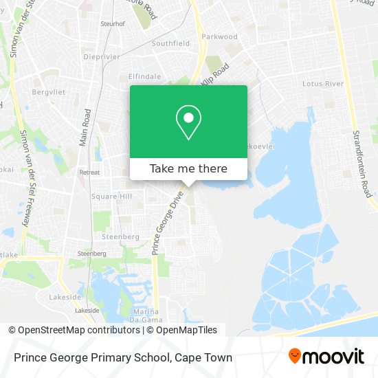 Prince George Primary School map