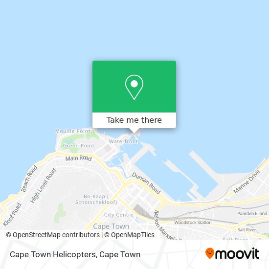 Cape Town Helicopters map