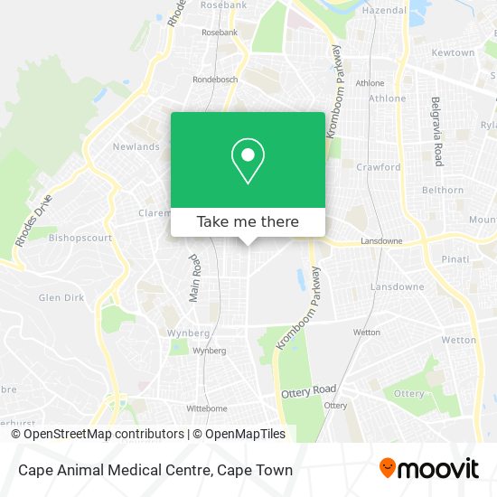 Cape Animal Medical Centre map