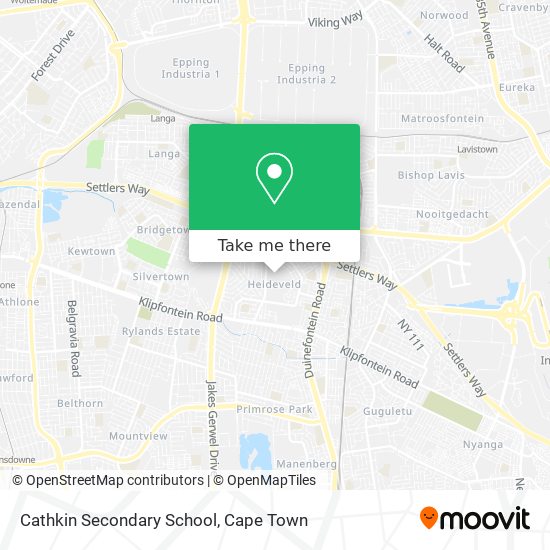 Cathkin Secondary School map