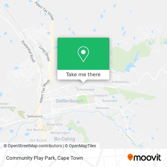 Community Play Park map