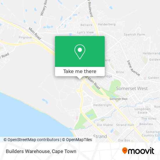 How to get to Builders Warehouse in Cape Town by Train or Bus?