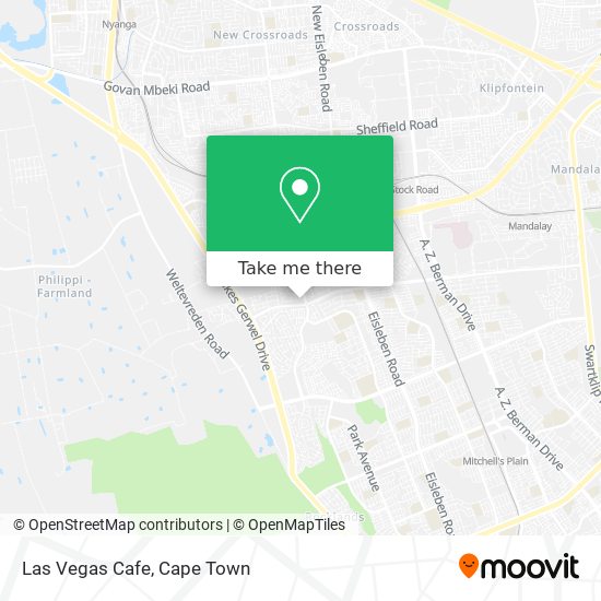 Las Vegas Cafe map