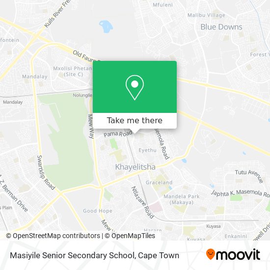 Masiyile Senior Secondary School map