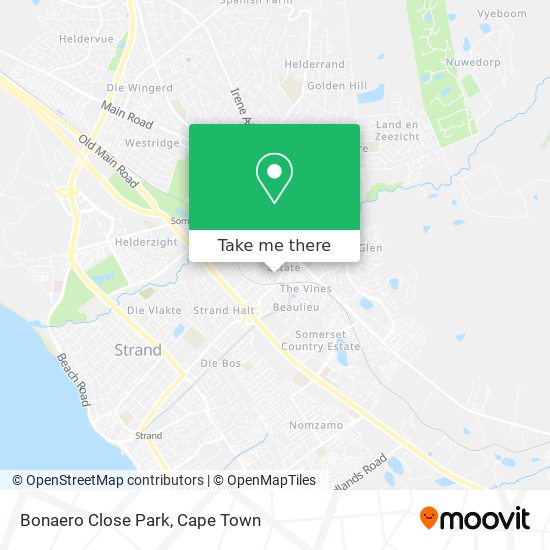 Bonaero Close Park map