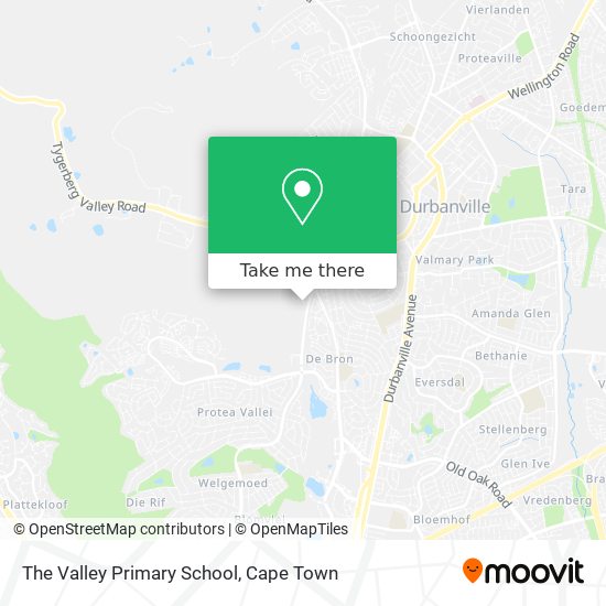 The Valley Primary School map