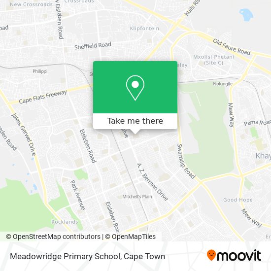 Meadowridge Primary School map