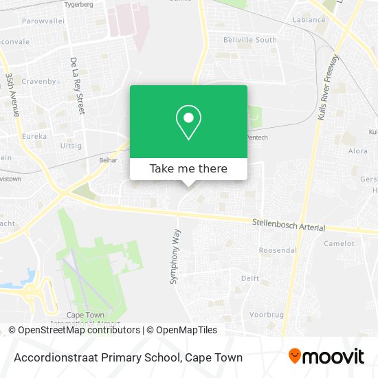 Accordionstraat Primary School map
