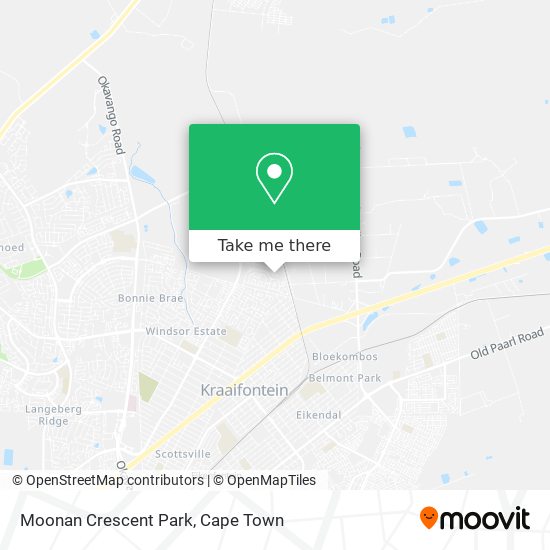 Moonan Crescent Park map