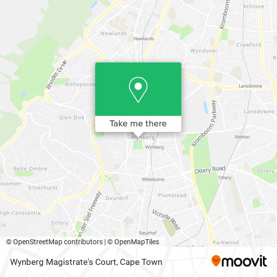 Wynberg Magistrate's Court map