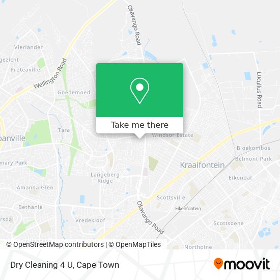 Dry Cleaning 4 U map