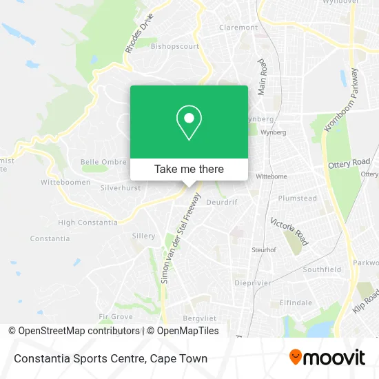 Constantia Sports Centre map