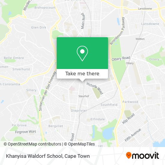 Khanyisa Waldorf School map