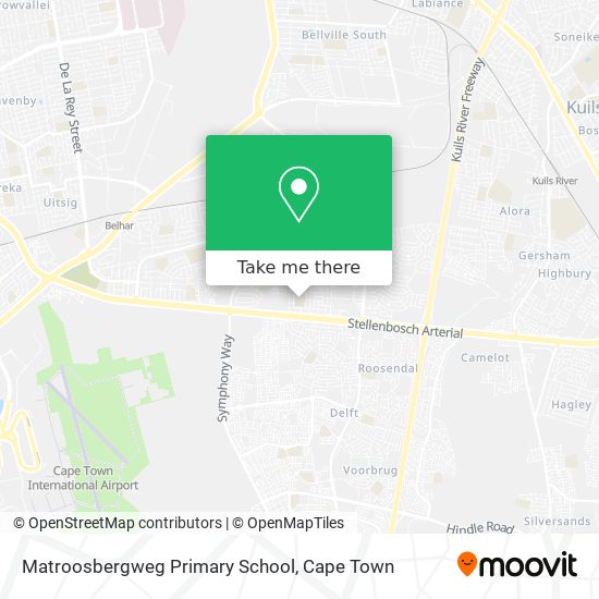 Matroosbergweg Primary School map