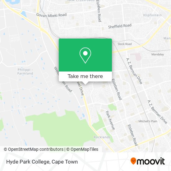 Hyde Park College map